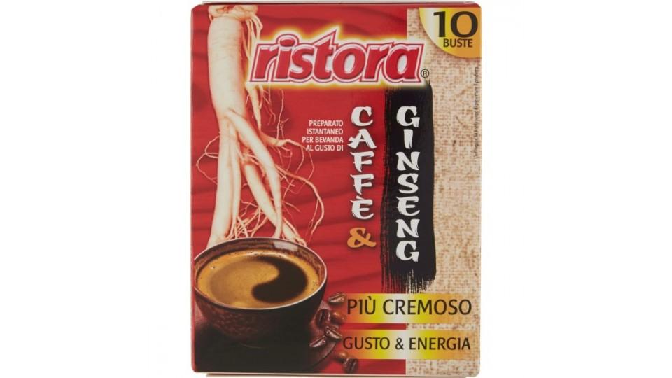 Ristora caffe e ginseng in busta x10