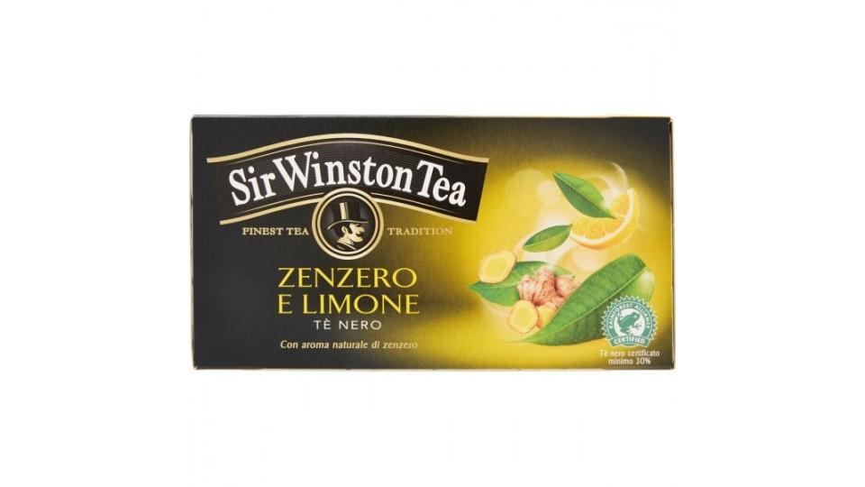 Sir Winston Tea Zenzero e limone tè nero 35 gr.