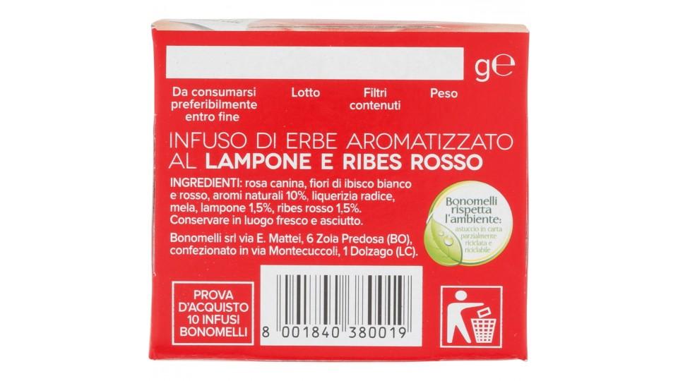 Bonomelli Infuso lampone e ribes rosso 23 gr.