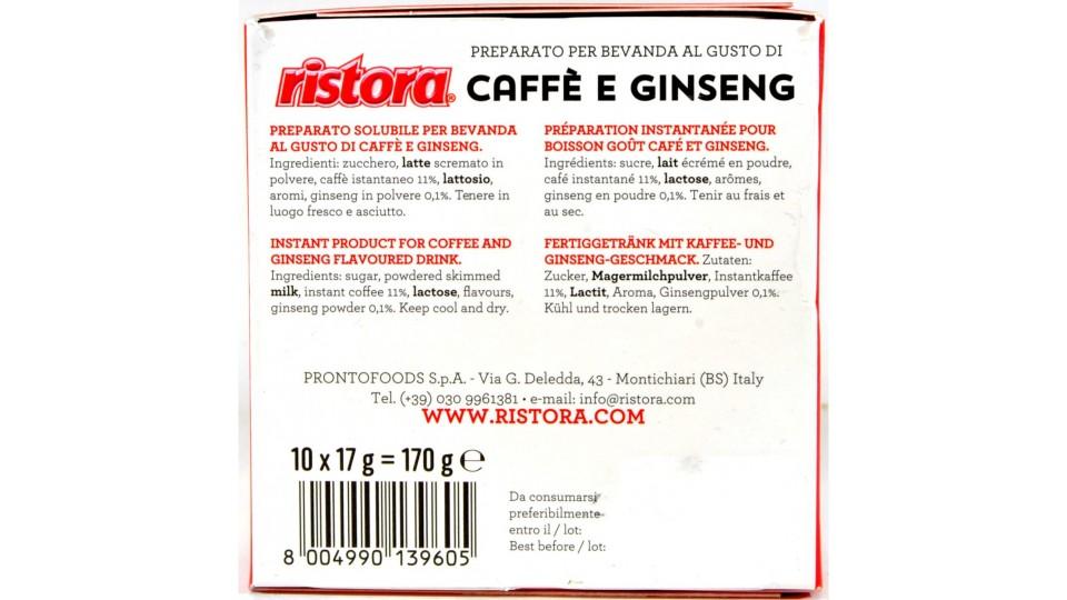 Ristora capsule caffè e ginseng gusto pezzi 10 x