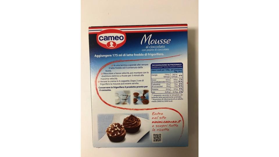 Cameo mousse cioccolato