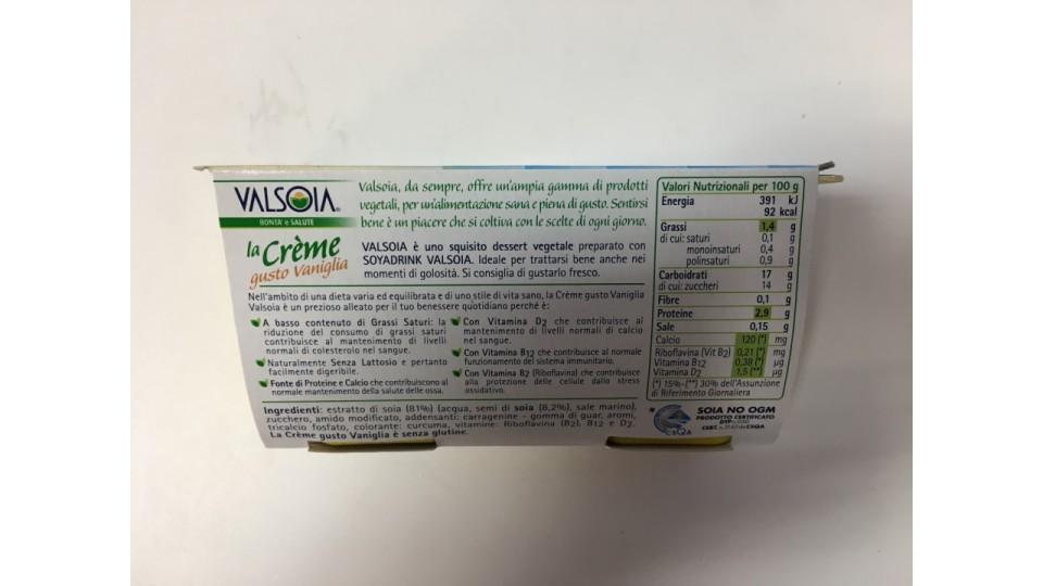 Valsoia creme vaniglia x2