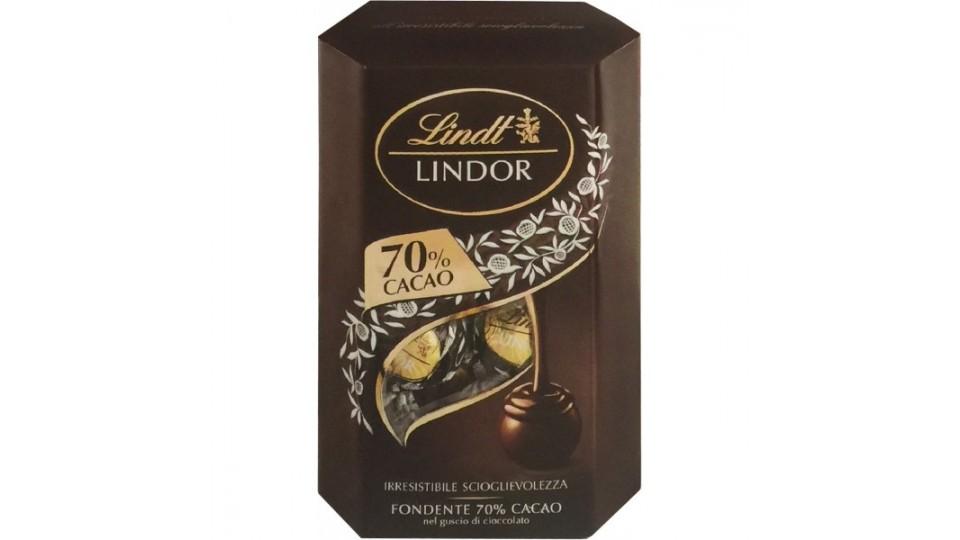 Lindt Lindor cornet extra fondente cacao 70%