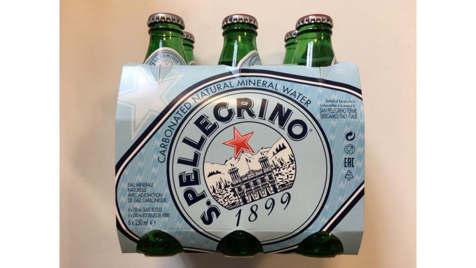 San Pellegrino acqua frizzante cluster x6