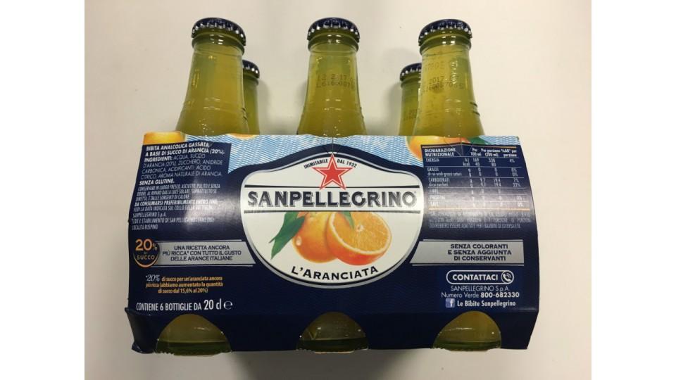 San Pellegrino aranciata dolce cluster x6