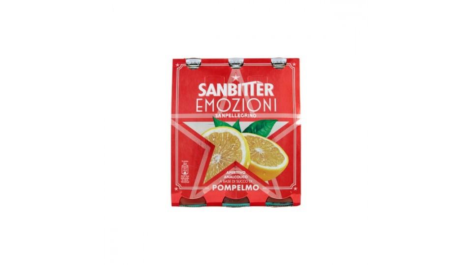 SANBITTER Emozioni Pompelmo, Aperitivo Analcolico