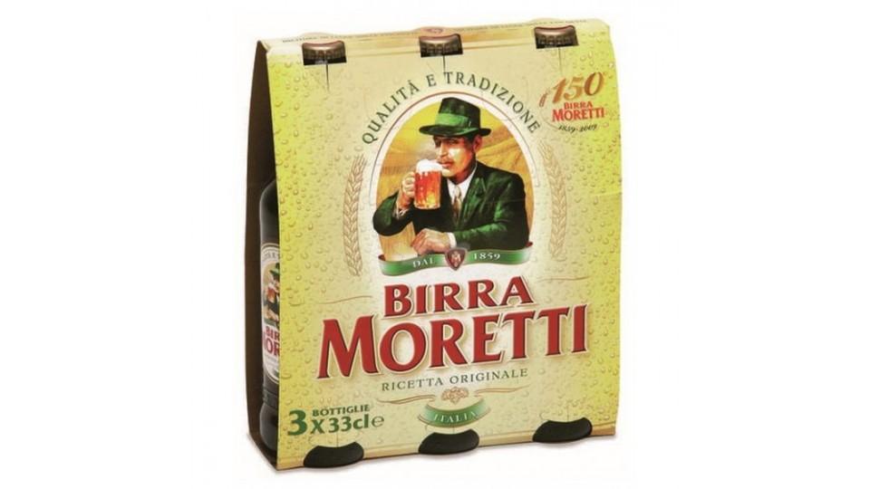 Moretti birra cluster x 3