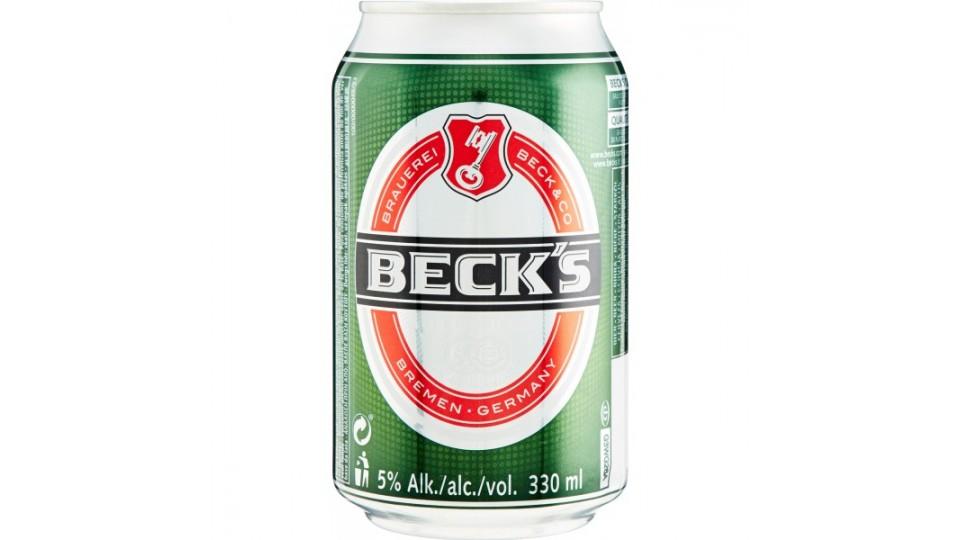 Becks lattina birra