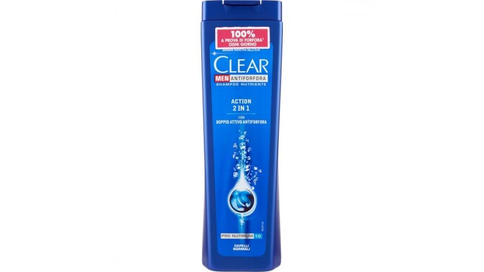Clear shampo 2 in 1 capelli normali