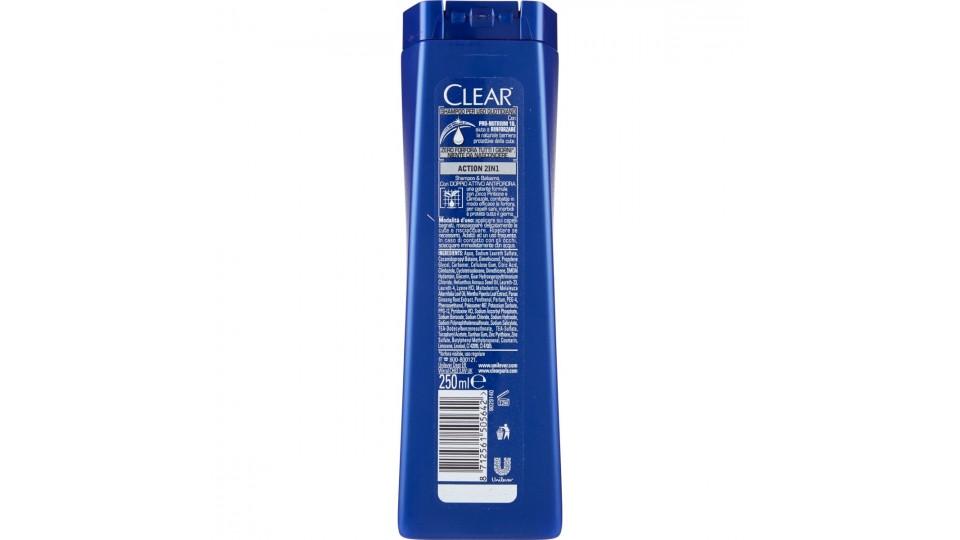Clear shampo 2 in 1 capelli normali