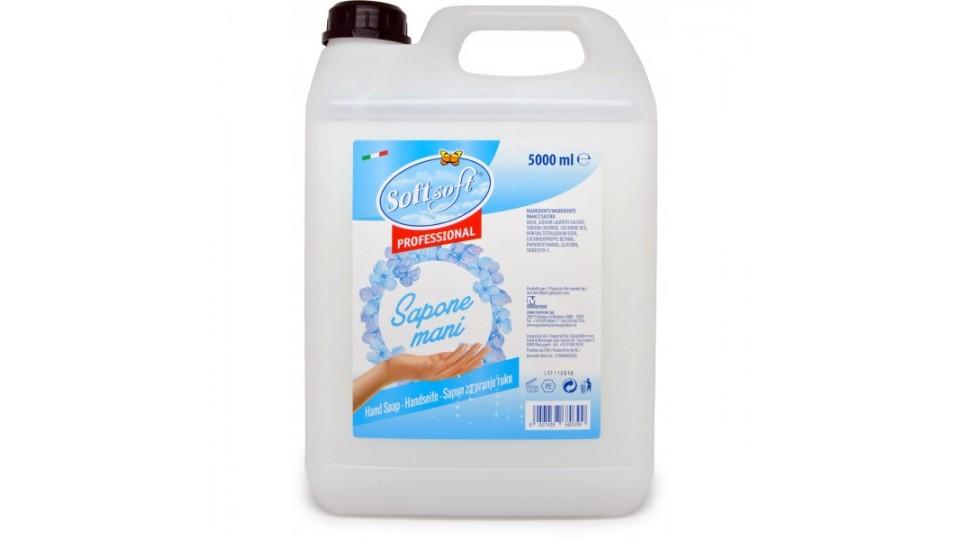 Soft Soft sapone liquido mani bianco tanica