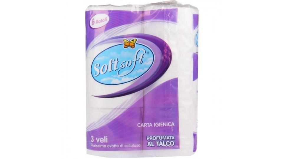 Soft soft carta igienica talco x6