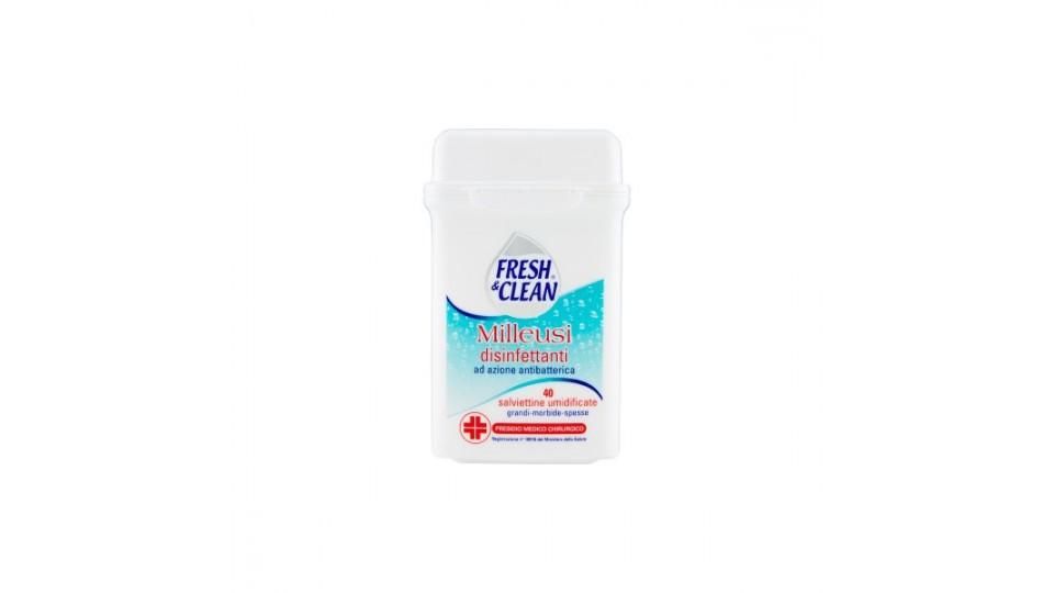 Fresh&clean salviettine disinfettanti x