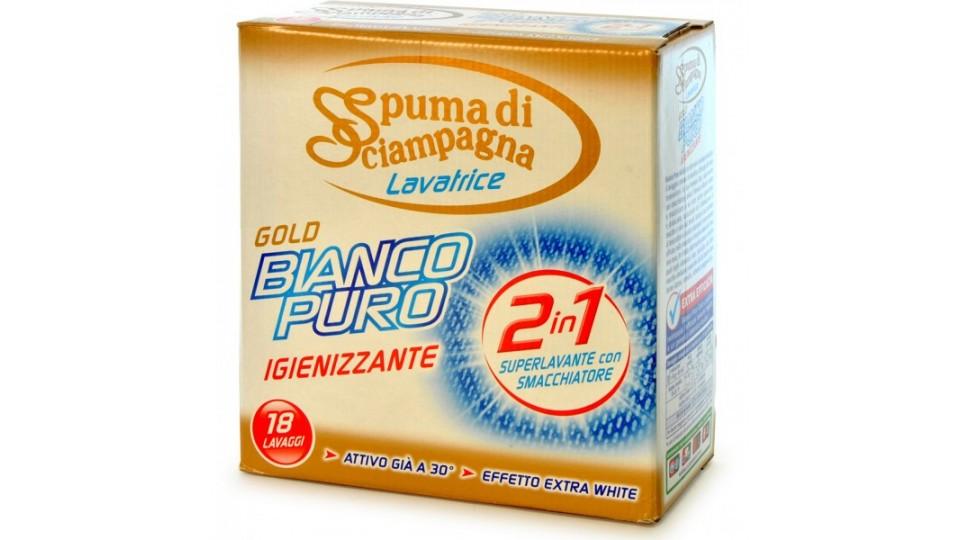 Spuma di Sciampagna biancopuro disinfettante