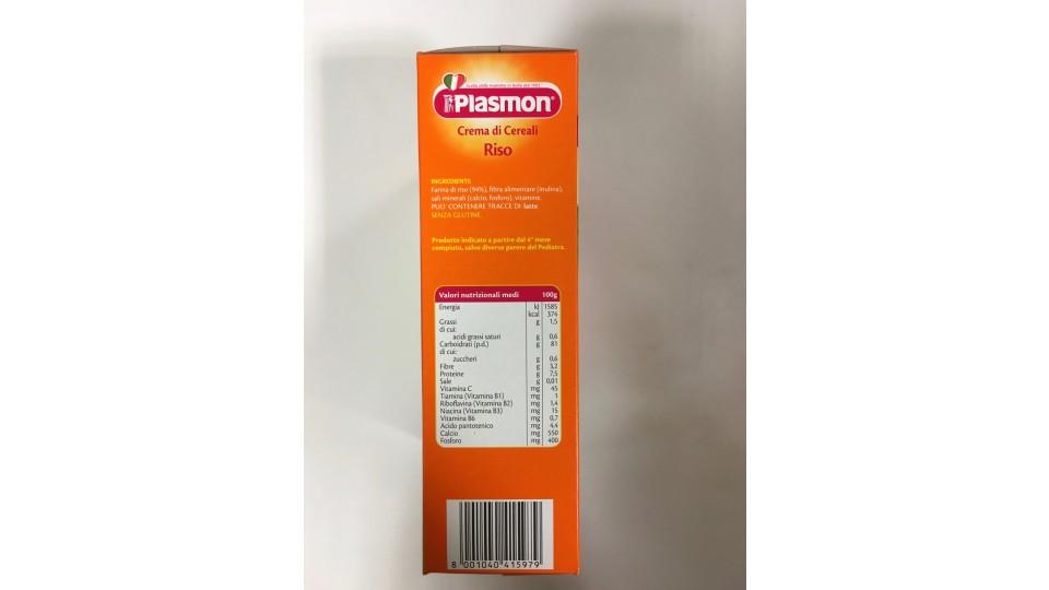 Plasmon crema di riso