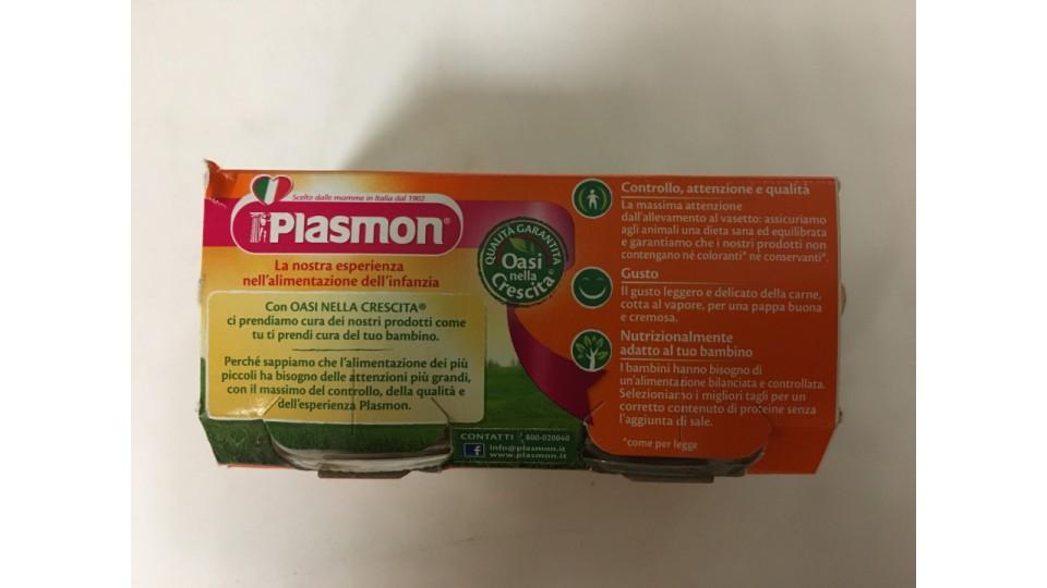 Plasmon omogeneizzato di manzo e pollo x2