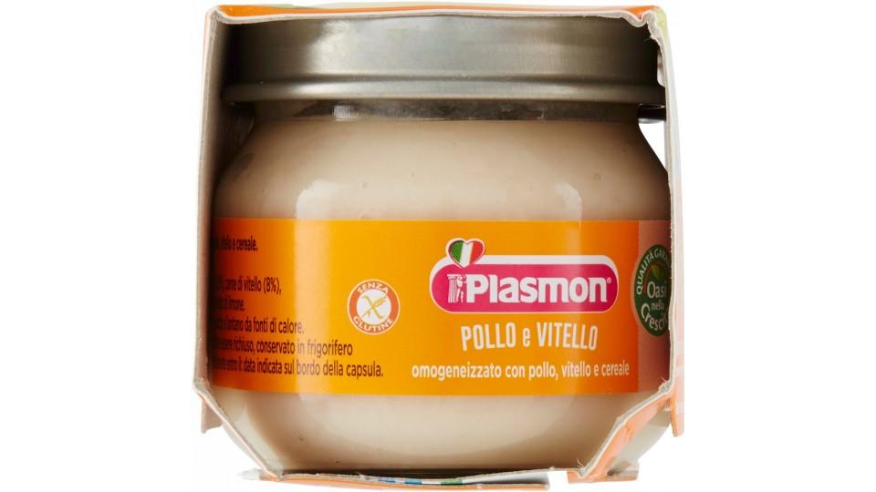 Plasmon omogenizzato di pollo e vitello x2