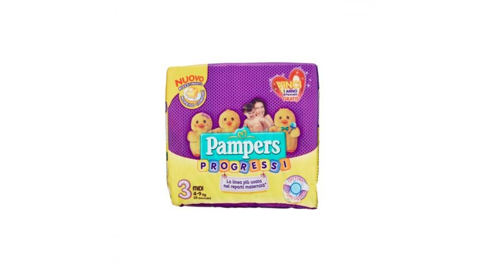 Pampers progressi midi x28