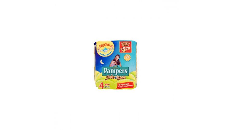 Pampers sole luna maxi x18