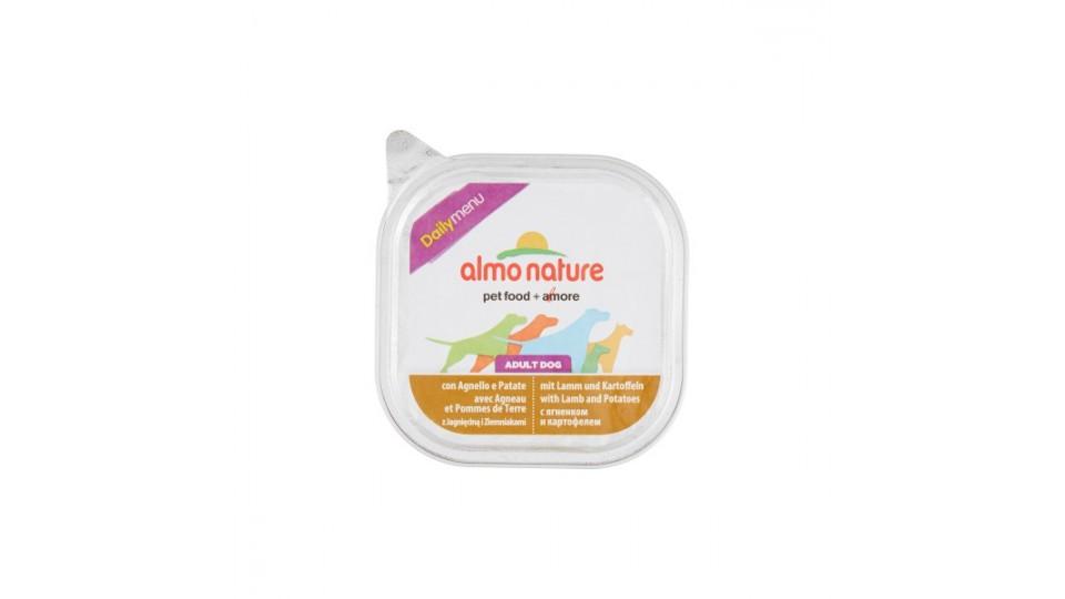 Almo daily cane agnello patate vaschetta