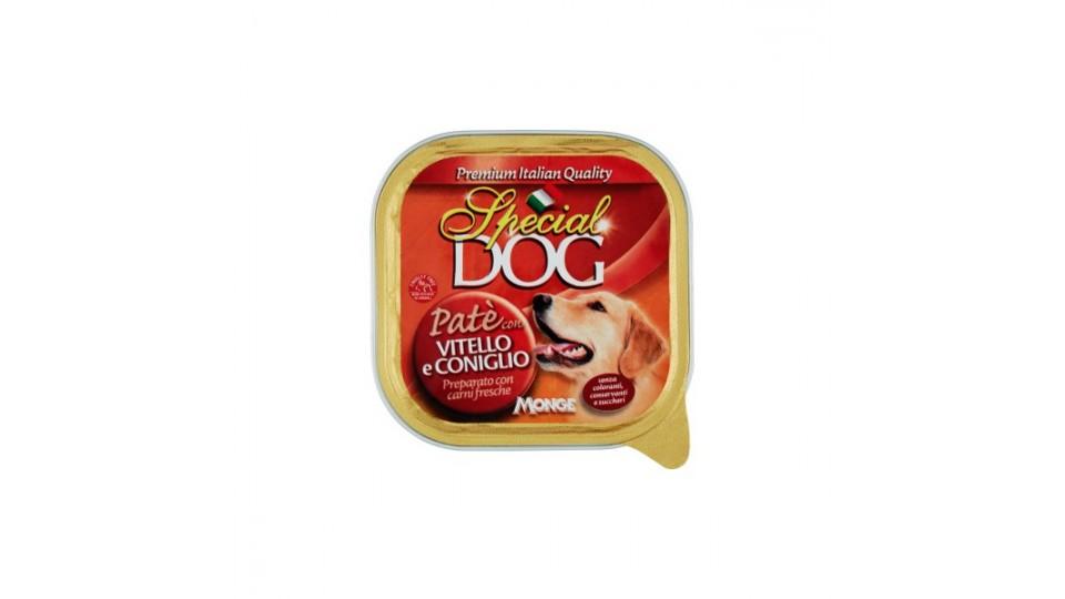 Special dog pate vitello e coniglio vaschetta