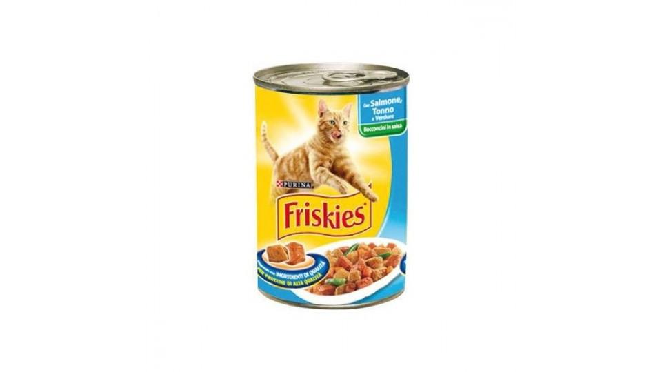 Friskies Purina bocconcini al salmone, tonno e verdure