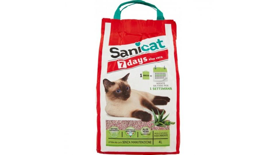 Sanicat lettiera 7 gg. aloe vera