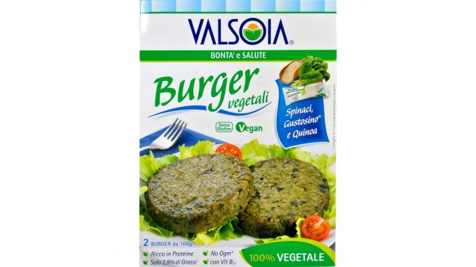 Valsoia Burger spinaci gustosino e quinoa gr