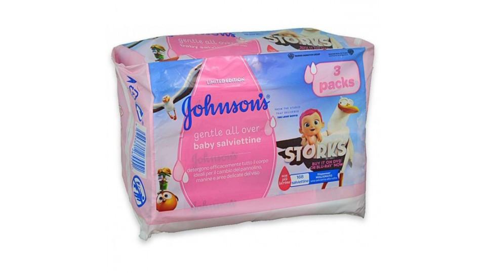 Johnsons baby salviettine x56 pacco x3