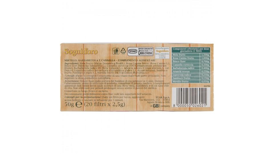 Sognid'oro Orti & Frutti Mirtillo, Barbabietola e Cannella