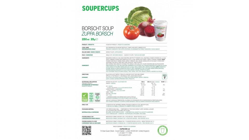 Soupercups zuppa borsch