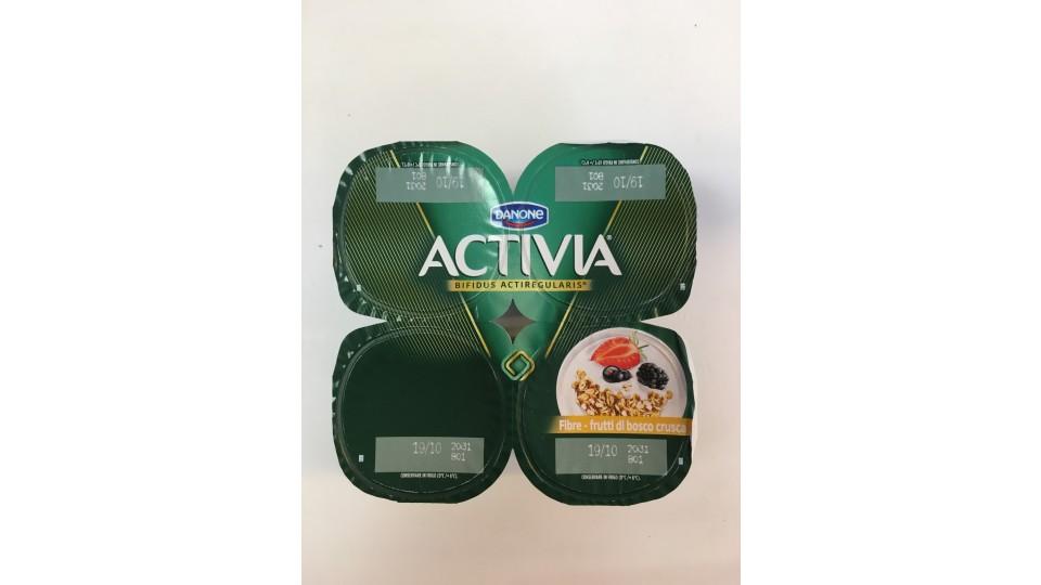 Danone activia fibre/bosco x 4