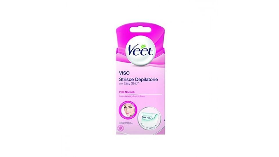 Veet strisce depilatorie viso pelli normali x16