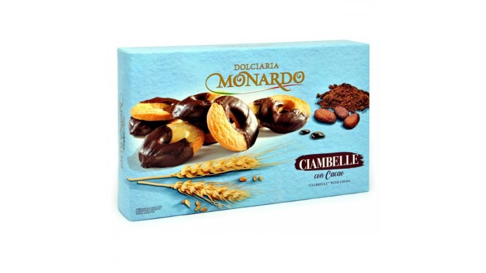 Monardo biscotti ciambelle con cacao