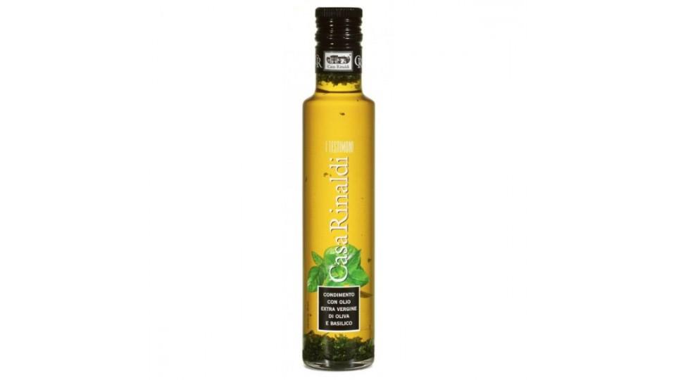 Casa Rinaldi olio extra vergine d'oliva con basilico