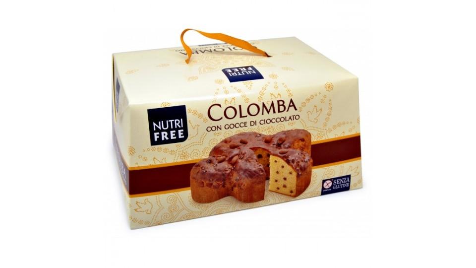 Nutri free colomba senza glutine con cioccolato