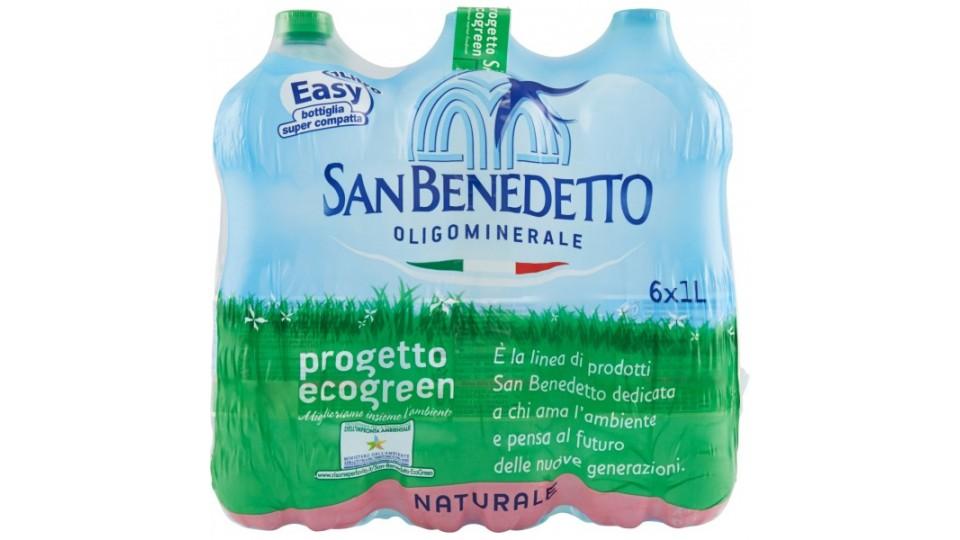 San Benedetto acqua naturale lt.1 x 6 easy