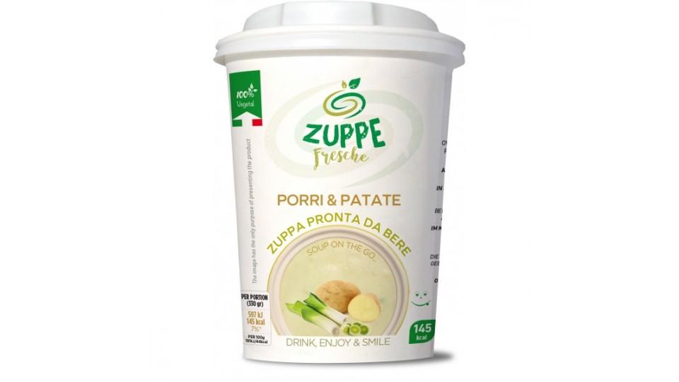 Zuppe fresche porri patate