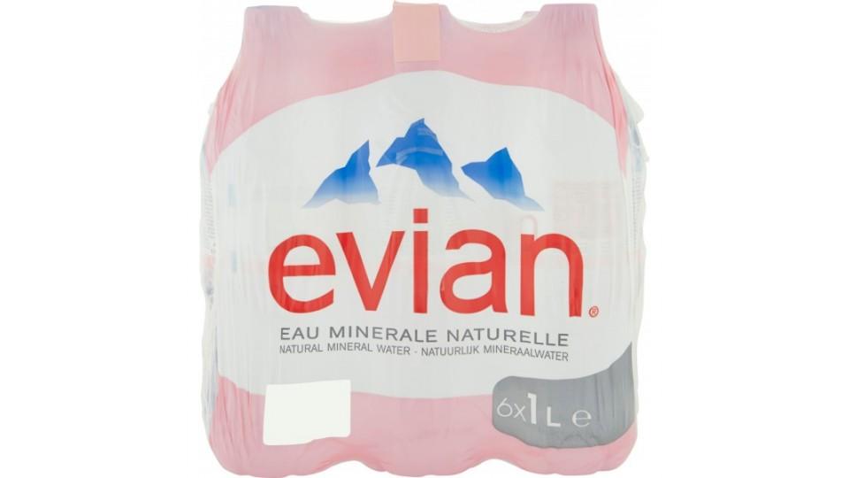 Evian acqua naturale x 6