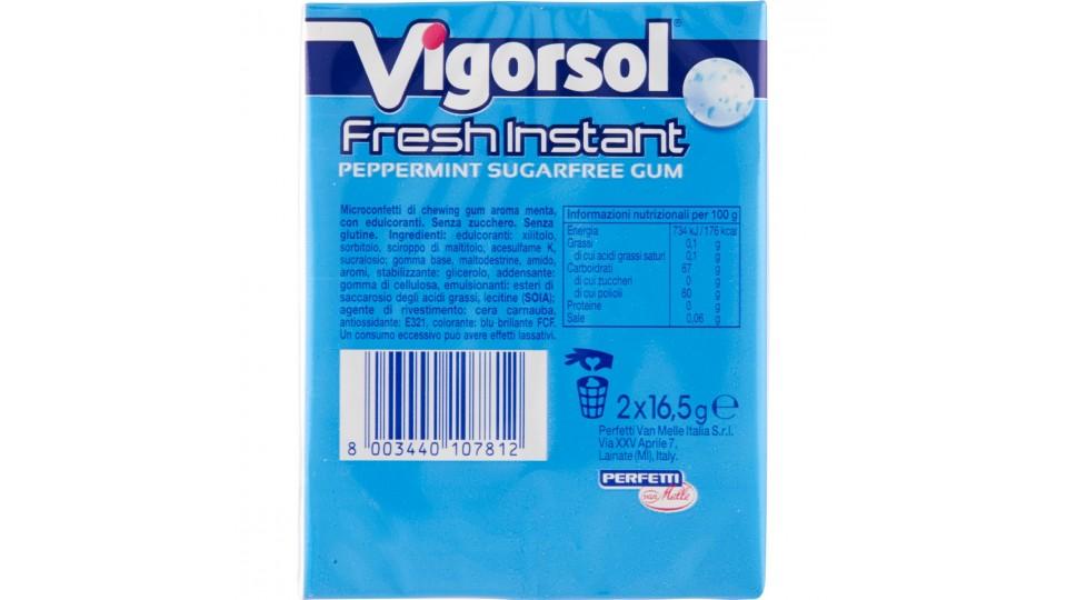 Vigorsol Fresh Instant Peppermint Sugarfree Gum