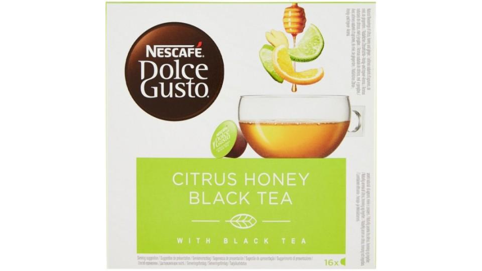 NESCAFÉ DOLCE GUSTO CITRUS HONEY BLACK TEA tè al gusto di agrumi,miele,zenzero