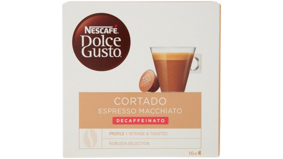 NESCAFÉ DOLCE GUSTO CORTADO ESPRESSO MACCHIATO DECAFFEINATO caffè macchiato decaffeinato