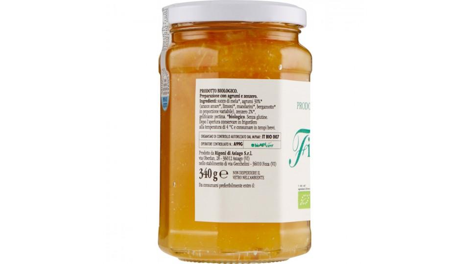 Rigoni di Asiago Fiordifrutta Agrumi e Zenzero confettura bio