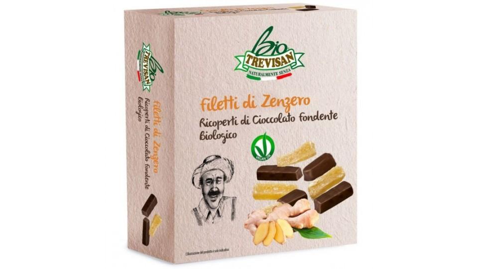 Trevisan zenzero candito ricoperti di cioccolato fondente Bio