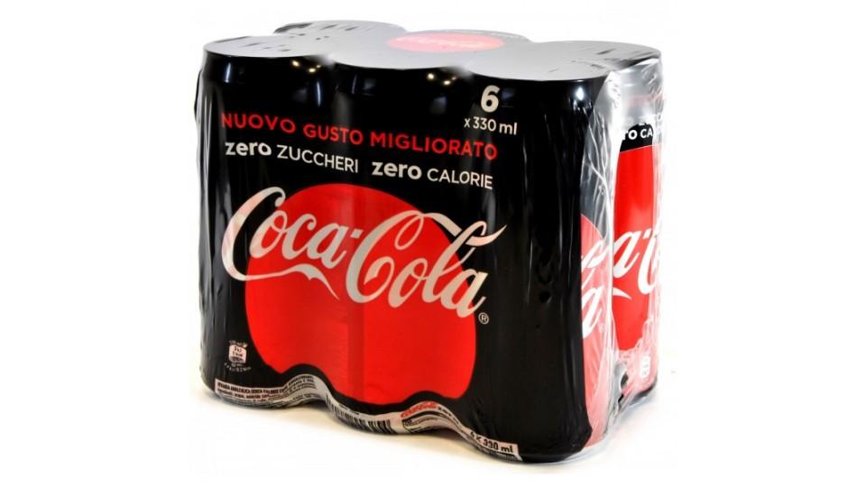 Coca-Cola Zero zuccheri zero calorie lattina