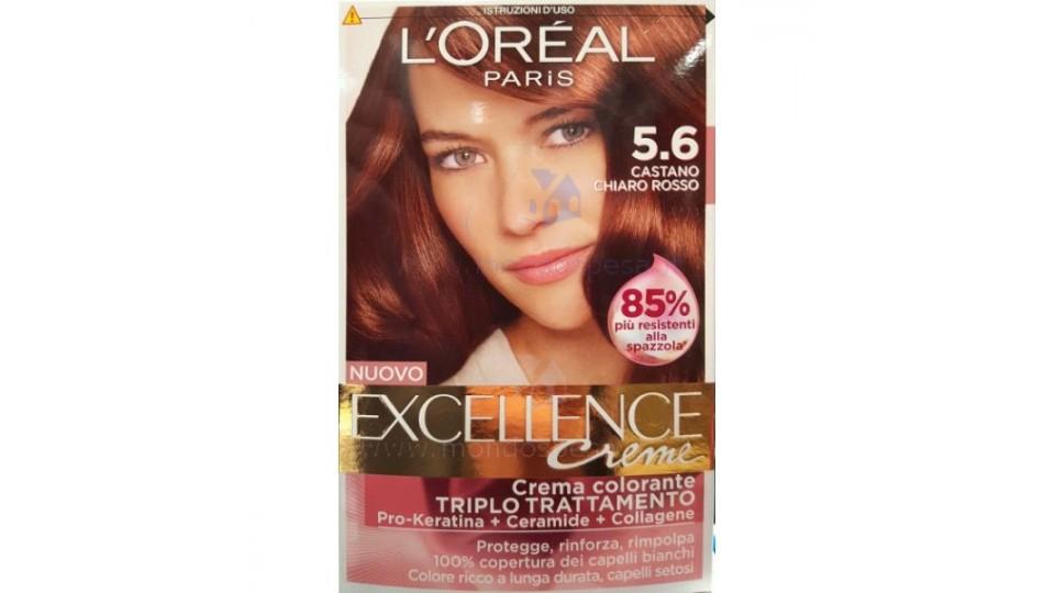 Oreal excellence castano chiaro rosso