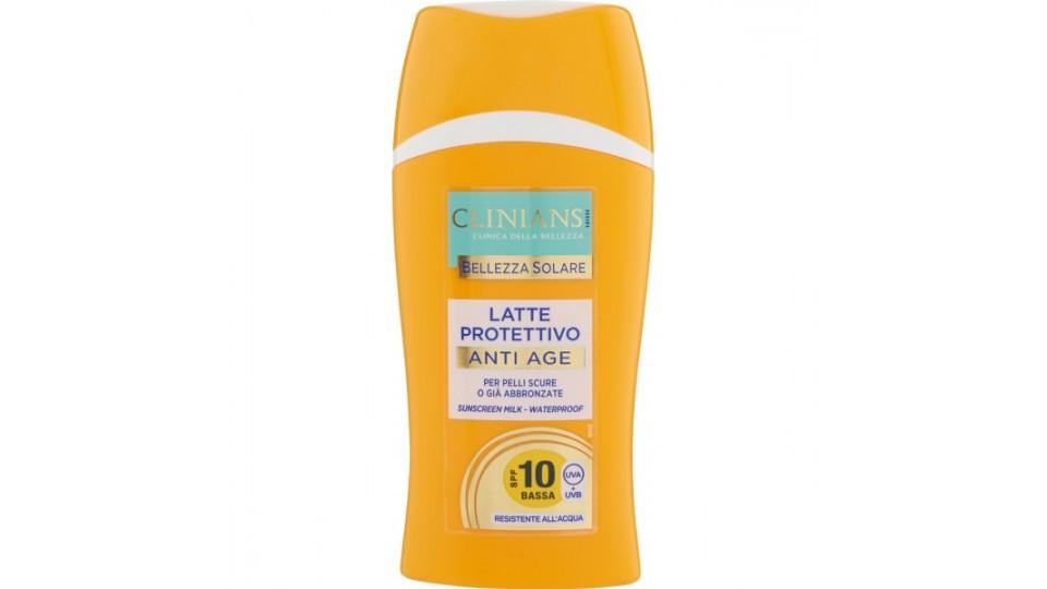 Clinians Bellezza Solare Latte Protettivo Anti Age SPF 10 Bassa