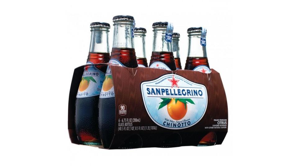 SANPELLEGRINO Bibite Gassate, CHINO' Clavetta Vetro 20cl x