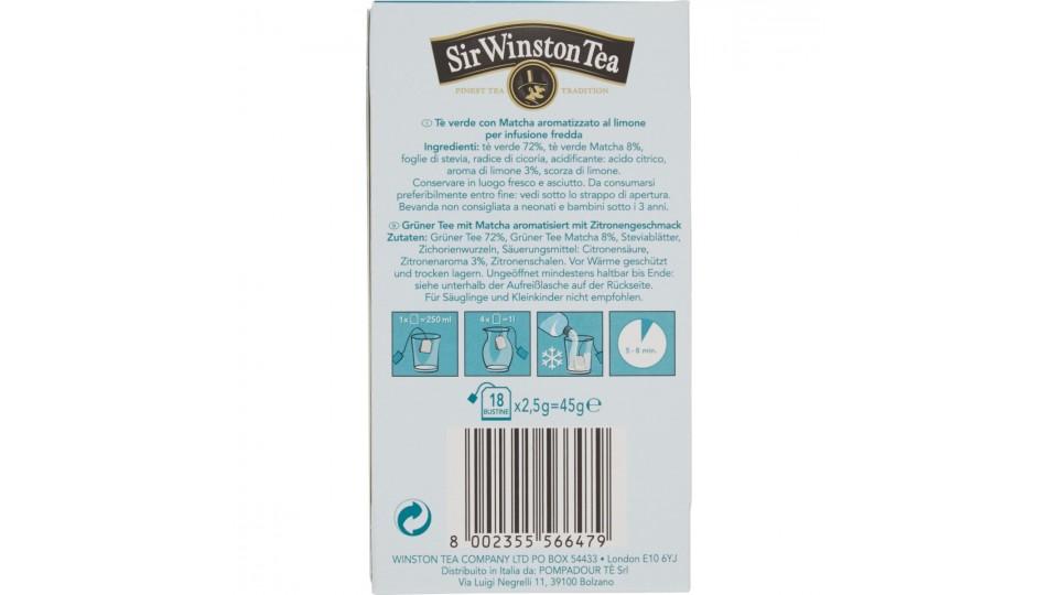 Sir Winston Tea Tè Freddo Matcha e Limone