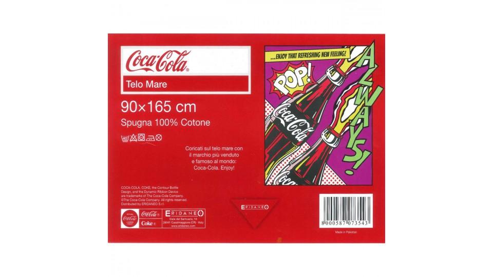 Telo mare viola cocacolax165